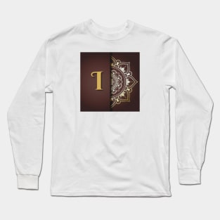 I – Mandala Monogram Long Sleeve T-Shirt